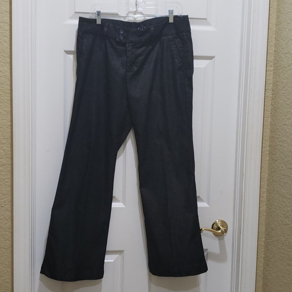 GAP Women's Size 12A Wide Leg Black Trouser Jeans